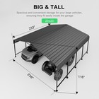 Pabimia 20x20 Ft Heavy-duty Metal Carport  Outdoor Galvanized Steel Shelter