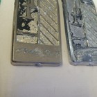 2x Vintage Chris Craft Boat Marine Chrome Metal Emblems Oem  Need Restoration