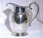 Vintage Manchester Sterling Silver Water Wine Pitcher 4 5 Pint  969 Monogram R 
