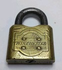 Vintage Original Winchester Padlock Brass   Steel Antique Lock
