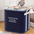 1pc Extra Large Clothes Storage Bag Reinforced Handle Bedding Organizer - New