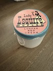 Vintage Lady Esquire Duplex Loafer Red Cream Shoe Polish Jar 1940s-50s
