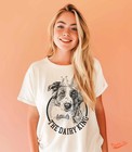 Custom Pet Portrait Comfort Tee Personalized Dog Cat Photo Shirt Gift