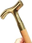 Vintage Wooden Walking Antique Walking Cane Stick Solid Brass Handle Stick Gift