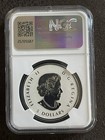 2015 Canada  5 Silver Maple Leaf Incuse Reverse Proof  Enameled Ngc Pf 70 