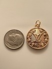 Lv Zipper Pull Button Charm