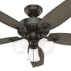 Hunter Fan 52 In Traditional Noble Bronze Ceiling Fan With Light And Pull Chain