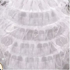 6-hoop 6-layered Tulle Petticoat For Bridal Ball Gowns 