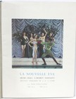 Program From French Cabaret La Nouvelle Eve C1951     Color Photos   Topless