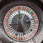 Antique Pleasantime Roulette Game W box Cloth  Chips  Extra Ball  Instructions