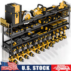 Heavy Duty Organizer Drill Storage Holder Wall Utility Rack Garage Power Tool Us