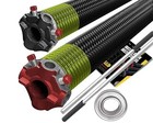 Garage Door Torsion Spring 207x1 75x25 Pair   5-year Warranty Min 30 000 Cycles