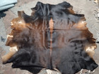 Genuine Brown Large Cowhide Rug Leather Natural Hair On Cow Hide Carpet Skin