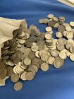 Roll Of 50 Unsearched circulated Roosevelt Dimes - 90  Silver Pre 1965