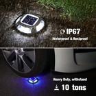 Solar Dock Marine Lights 12 Pack 2 Colors In 1 outdoor Led Solar Powered