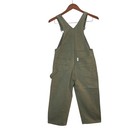 Vintage Guess Green Overalls 90s Y2k Embroidered Logo Kids Size 6y