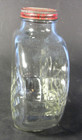 Vintage 1940 s Griffin s  1 Quart  Waffle  Shaped Syrup Jar Muskogee  Okla 