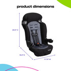 Cosco Kids Finale 2-in-1 Toddler Booster Car Seat  Diamond Daze  Harness Booster