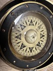 Vintage Henry Browne   Sons Sestrel Brass Compass Heavy Nautical Brass