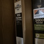 Emco 32 In  X 80 In  White Universal 3 4 Light Aluminum Storm Door 