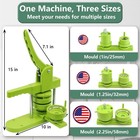 Button Maker Machine Multiple Sizes 1 1 25 2 25 Inch 25 32 58mm Supplies circle