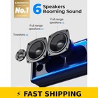 Kemimoto 6-speaker 25-inch Utv Sound Bar With Rgb Lights