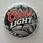 Coors Light 14  Metal Bottle Cap Sign Wall Decor     Bar Garage Man Cave Beer