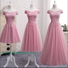 Women Dress Formal Evening Party Prom Ball Gowns Lace Wedding Bridesmaid Fashion