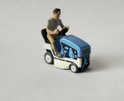 Arttista  1605 - Man On Riding Lawnmower  - O Scale Figure - Model Trains - New