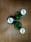 Vntg Grolsch Beer Bottles 2 Green And 1 Brown Glass Porcelain Swing Top Empty
