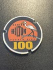  100 Caribe Hilton San Juan Puerto Rico Casino Notched Chip Cc Chc-100