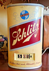 Schlitz Vintage 13  Beer Can Wall Clock Electric 1960 s-70 s