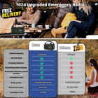 12000mah Emergency Weather Radio Hand Crank Radio Solar Radio Portable Am fm    