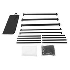 48 x25  White Black Dj Event Facade Scrim Metal Frame Booth With Travel Bag Case
