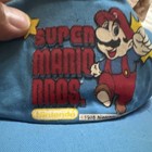 Nintendo Super Mario Bros Mario Vintage Blue Adjustable Boys Baseball Cap Hat
