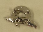 Fraternal Order Of Eagles Foe Auxiliary Ladies 1  Metal Pin Vintage