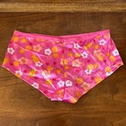 New Vintage Delicates Satin Panties Pink Floral Jcpenney Small 5 Lycra Flowers