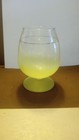Vintage Blendo West Virginia Glass Yellow Snifter Style Cocktail Pitcher - Nice