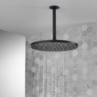 Delta Single Setting Metal Raincan Showerhead In Matte Black  52158-bl 