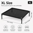 Elevated Dog Bed Breathable Mesh Raised Pet Cot Cooling Outdoor Indoor  xl 