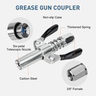 Heavy Duty Grease Gun Accessory Kit W  12  Hose Needle Tips 90   Coupler Adapter