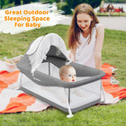 Portable Travel Bassinet For Baby 0-5 Months  Foldable Newborn Bassinet Baby Bed