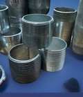 Stainless Steel  Lot Of 2    Nipples  closed  3    4     And 8     With 10 Added Locknut