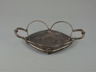 Antique Russian Silve Plate  Bronze Bowl By Alexander Katsch 19thc