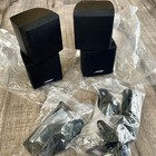 2 Bose Mint Double Cube Speakers   Mounts Black Doubleshot Lifestyle Acoustimass