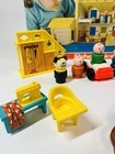 Fisher Price Little People Play Family House Yellow Roof 952 Box Extra Pieces