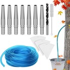 Maple Syrup Tree Tapping Kit With 5 Stainless Steel Maple Taps 16 4ft Maple S   