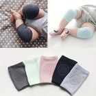 1pairs Baby Knee Pads Toddler Crawling Anti-slip Solid Infant Boys Girls Elbow C