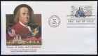 Scott 2036 Fdc Benjamin Franklin Us Sweden Amity Commerce Treaty Fleetwood Ben