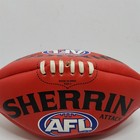 Afl Sherrin Attack Football Genuine Leather Size 5 Ball